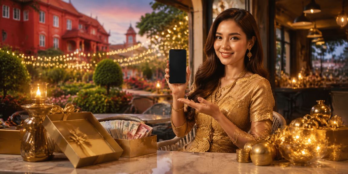 Pengalaman kasino mudah alih bergaya kebaya Melayu dari Melaka untuk pengguna Malaysia